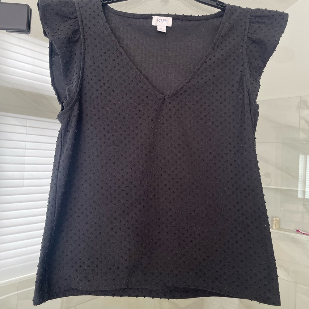 Elegant Black Textured Top